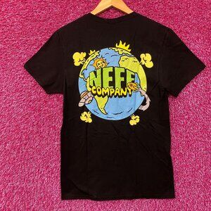Neff Company Earth UFO Invasion Graphic Design T-Shirt Small
